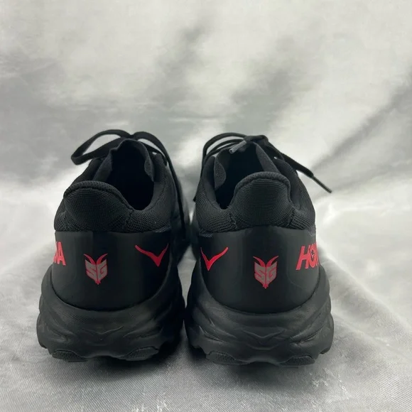 Hoka Womens Speedgoat 5 GTX Gore-Tex Spikes Shoes Size 9B Black Red - Picture 5 of 9